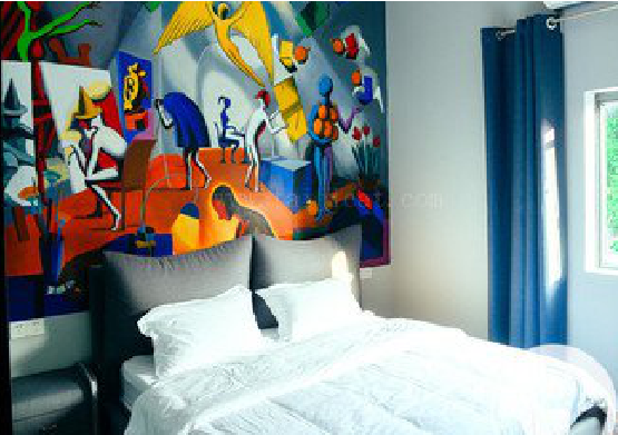 大渡口对于酒店的墙体彩绘而言更注重哪些方面？