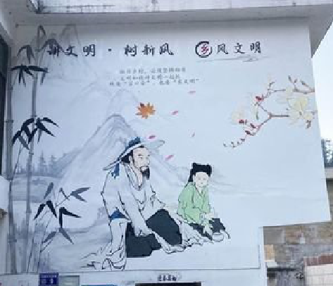 大渡口分享几个墙绘保养知识。