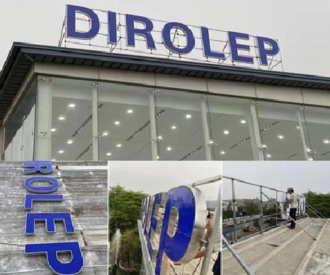 大渡口楼顶发光字安装的注意事项。